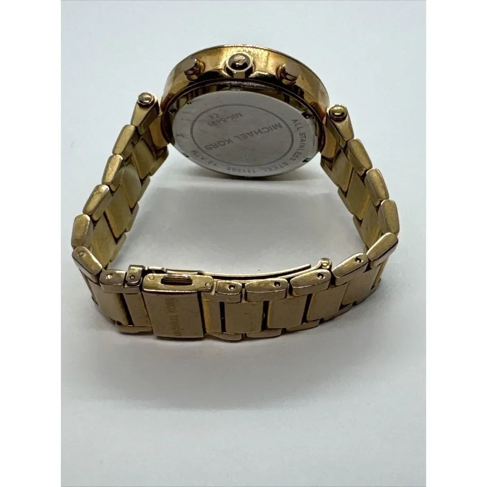 Michael Kors Parker MK5491 Women's Gold Stainless Steel Analog Dial Watch JNA450